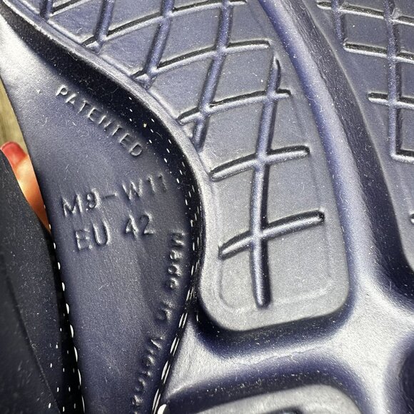 OOFOS 1500 OOahh Men size 9/Euro 42 Navy Matrix Comfort Slides - Picture 8 of 8